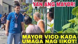 Araw araw yan! Nag iikot ibat ibang baranggay sa Pasig! Mayor Vico Sotto