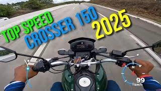 TOP SPEED TESTANDO A NOVA YAMAHA CROSSER 150 2025