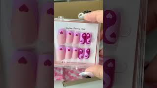 ASMR packing order with me #pressonnails #nails #asmr #packanorderwithme