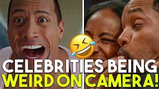 A-LIST Celebrities Being WEIRD ON CAMERA! (FUNNY MOMENTS)