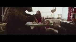 Budget Direct Captain Risky's Caravan Eating with bear and rabbit in the trailer TV Commercial 2017