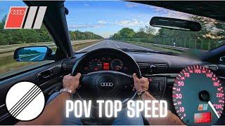 Big Turbo Audi S4 (600+ HP) POV Autobahn Drive | 300 km/h Top Speed Onboard