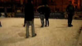 André Zucchini, Willer D'Angelo, Luigi Bigheti, Allison Lima e Cia patinando em Ragusa - Italia