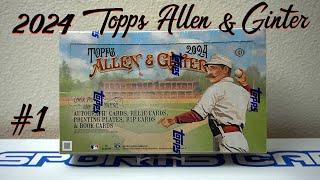 2024 Topps Allen & Ginter Box Break #1! Legendary Relic Hit!