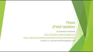 Field Update with Flow