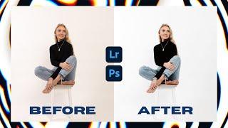 How To Edit Studio Portraits | Adobe Lightroom & Photoshop Tutorial