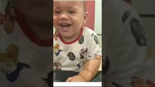 Baby Laughing Hysterically at Ripping Paper Original by BruBearBaby#youtubeshorts