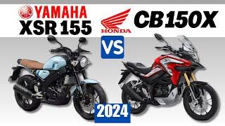 Yamaha XSR 155 vs Honda CB 150X | Side by Side Comparison | Specs & Price | 2024