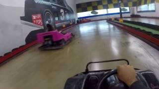 Husband vs Wife Go-Kart race!!!