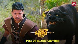 Thalapathy Vijay Saves Hansika | Puli | Shruthi Haasan | Devi Sri Prasad | Sun NXT