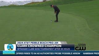 Wyndham Clark declared 2024 AT&T Pebble Beach Pro-Am champion