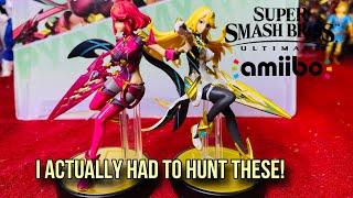 Super Smash Bros Amiibo Unboxing Pyra & Mythra I Actually Had To Hunt These!