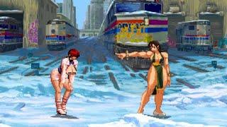 SHERMIE vs NEO CHUN LI - High Level Gameplay - Street Fighter Mugen