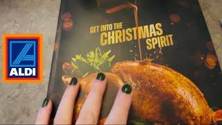 ASMR: Aldi Christmas Food Magazine Flip Through. #asmr #relaxing #calm