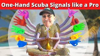 One-handed Scuba Signals - Signal Numbers like a Pro - (How Divers Communicate, Dive Signals) - Hand