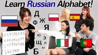 European Learn The Hardest Alphabet l  Russian Alphabet is insane!!