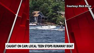 WATCH: Ludlow teen becomes a hero, leaps from jetski to save runaway boat