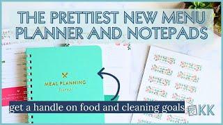 Cute Meal Planning Journal and Cleaning Schedule Notepads Cultivate What Matters NEW Products Review