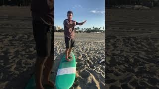 "Learn to surf" How to learn how to cut across on a wave. #surftips #learntosurf #surftechniques