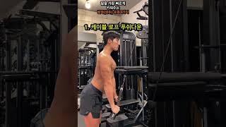 초보자에게 좋은 삼두운동루틴 #shorts #팔운동#삼두운동#헬린이