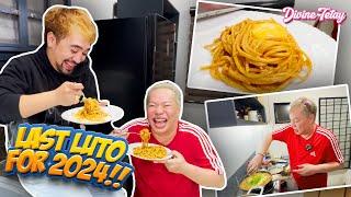 HULING LUTO KO FOR 2024! SUPER SARAP NA CHILI GARLIC BUTTER PASTA! | DIVINE TETAY