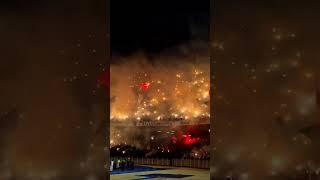 MC Alger fans pyro show at match against CR Belouizdad