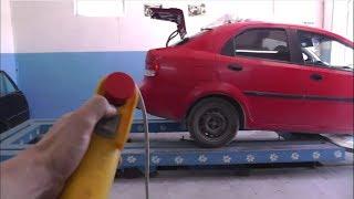 Chevrolet Aveo. Ну та,  которая год назад приезжала.  Вытяжка. Рихтовка.