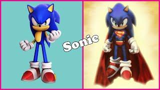 Sonic Characters As Superheroes 2020 Misa Cartoons