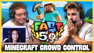 Feinberg, AssassinJillian, and Ludwig face off in the most scuffed Minecraft speedrun | Fast50