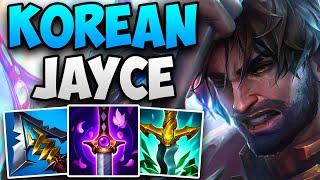 KOREAN CHALLENGER TOP LANER CARRIES WITH JAYCE! | CHALLENGER JAYCE TOP GAMEPLAY | Patch 14.23 S14