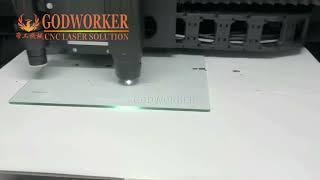 Godworker Picosecond laser glass cutting machine #cnclaser #glasscutting