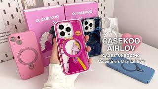 Unboxing CASEKOO AIRLOV Valentine's Day iphone cases ‍️‍