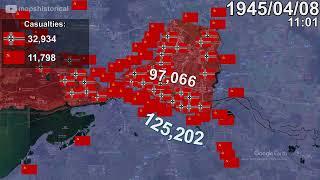 Battle of Königsberg in 1 minute using Google Earth
