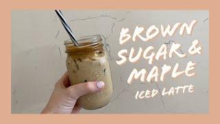 Iced Brown Sugar & Maple Latte | How to make