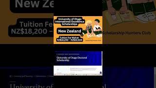 University of Otago | International Excellence Scholarships | Study in New Zealand