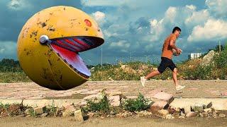 Pacman In Real Life! - Vnaction