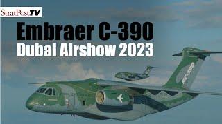 Embraer C-390 at the Dubai Airshow 2023