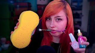 asmr haul | wooden makeup, mermaid brushes, makeup pearls, and more!!