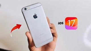 iPhone 6 on iOS 17 update  || How to install ios 17 on iPhone 6