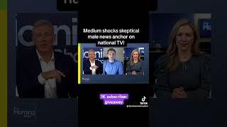 Medium shocks news anchor on national TV #medium #podcast #youtube #spirituality #shorts #spiritual