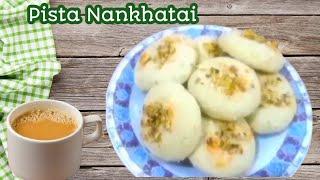 Pista Nankhatai Recipe || Eggless Cookies || Nankhatai Biscuits  @YummyTraditional100