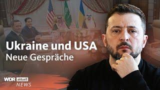 Ukraine und USA: Verhandlungen in Saudi-Arabien gestartet | WDR aktuell