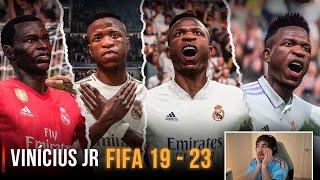 A INCRÍVEL EVOLUÇÃO DO VINI JR NO FIFA!!!