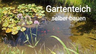 Gartenteich selber bauen. Vermeide unbedingt diese Fehler! Meine Tipps & Erfahrungen nach 15 Jahren!