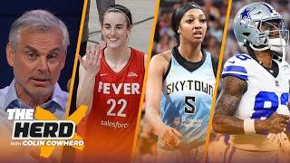 Caitlin Clark-Angel Reese fueling WNBA, pay CeeDee Lamb after Justin Jefferson's deal | THE HERD