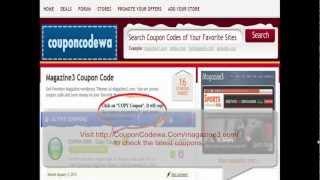 Magazine3 Coupon Code : How to Use Magazine3.Com Coupon by CouponCodewa.Com