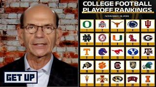 GET UP | "Miami ranking higher than Georgia is ABSURD" - Paul RIPS College Football Playoff Rankings