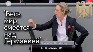 АЛИС ВАЙДЕЛЬ РАСКРИТИКОВАЛА ЗАКОН ОБ ОТОПЛЕНИИ - БУНДЕСТАГ - АЛЬТЕРНАТИВА ДЛЯ ГЕРМАНИИ