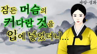 176. 잠든 머슴의 커다란 것을 입에 넣었더니| 야담·민담·전설·설화·옛날이야기