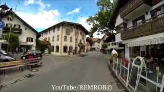 Driving From Garmisch To Oberammergau Then Back To Ettal Abbey, Germany